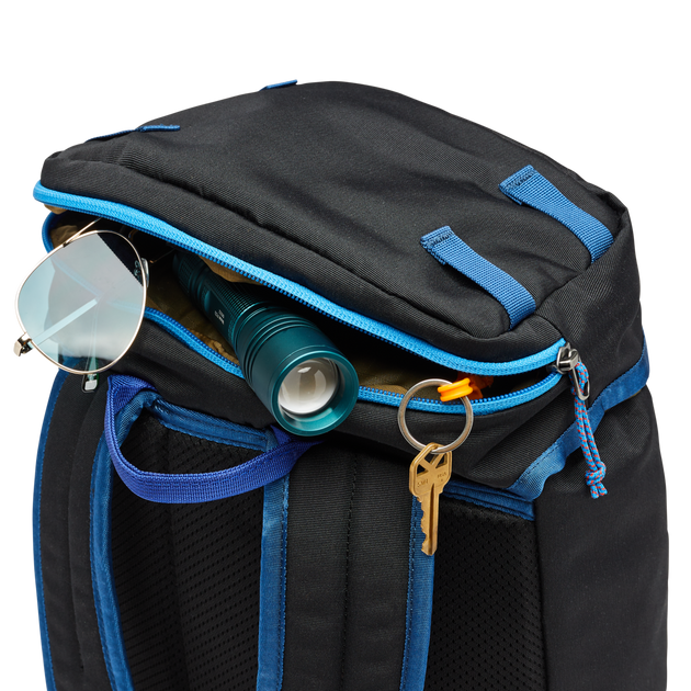 22 liters capacity cotopaxi backpack Tapa 22L Lid Compartment The padded internal pocket for laptops up to 15 inches keeps the computer safe during transit Cotopaxi Tapa 22L Backpack |