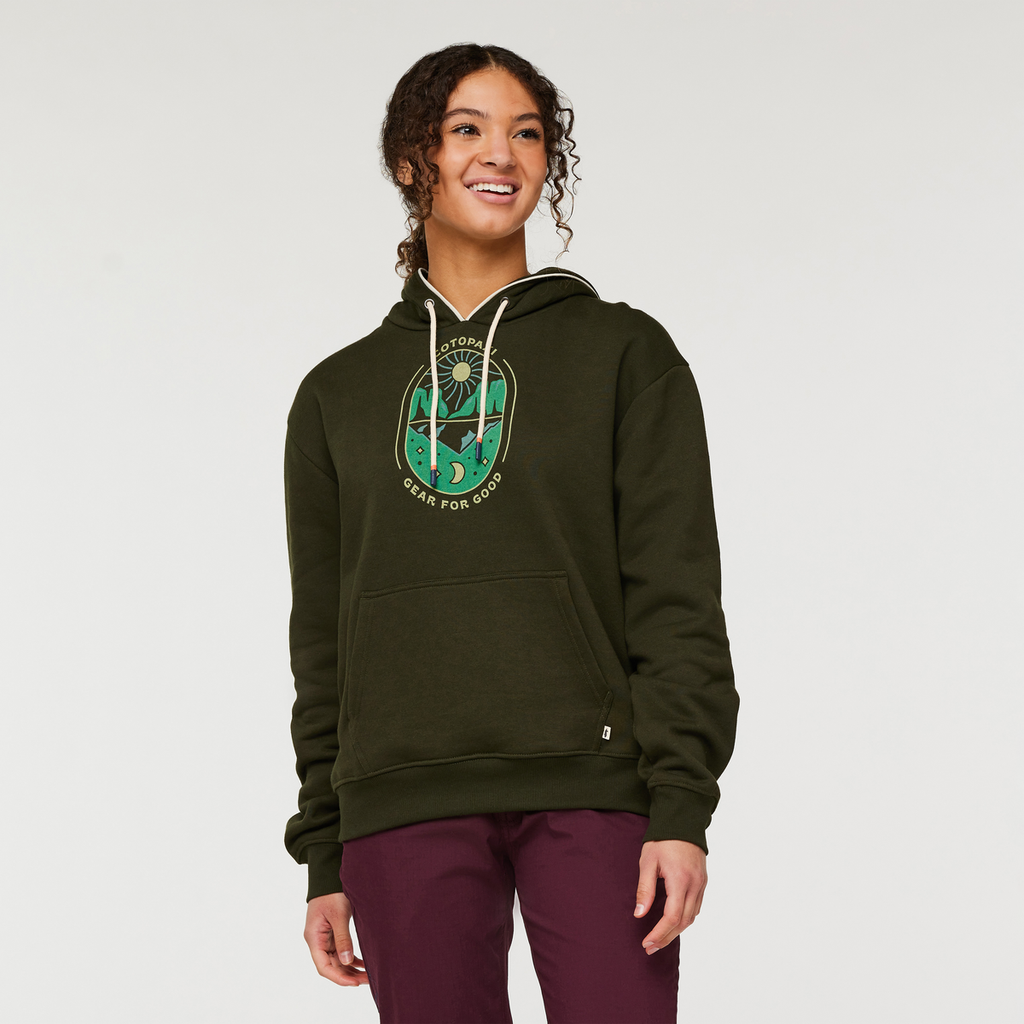 Day And Night Pullover Hoodie - Women's