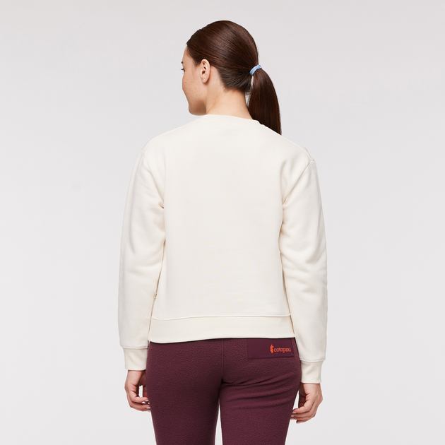 Cotopaxi Traveling Llama Crew Sweatshirt - Women's Bone X-Large Traveling Llama Crew Sweatshirt - Women\u0027s