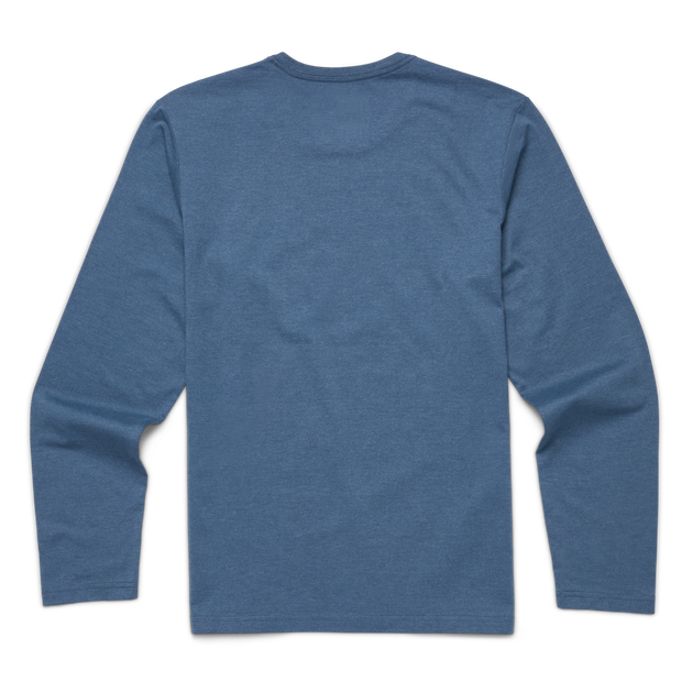 トップス Ans Dotsloevner LONG SLEEVE Gray/Blue Coordinates Long-Sleeve T-Shirt - Men's – Cotopaxi