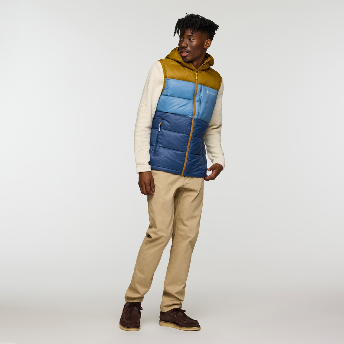 argue FOODIE OVER DOWN VEST/WARM MILK 新品 Fuego Max Down Vest - Men's – Cotopaxi