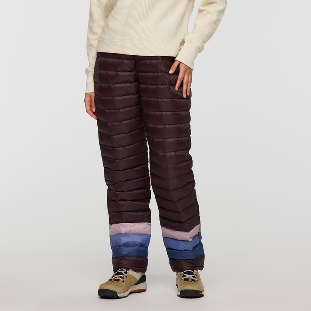 Fuego Down Pant - Women's Large, Color | Fjord Stripes