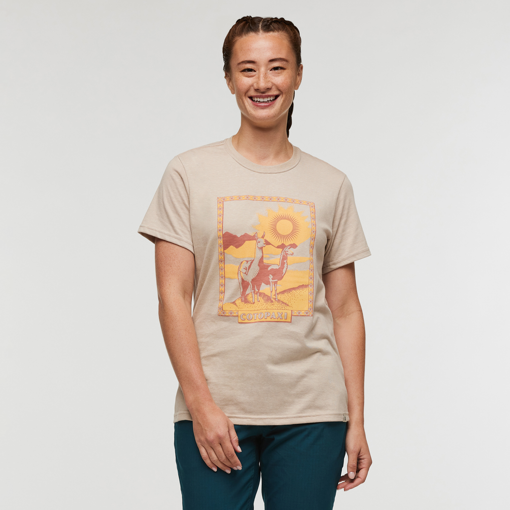 Llama Greetings T-Shirt - Women's
