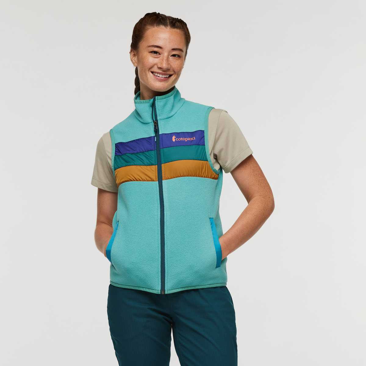 F24-Semiannual Teca Fleece Vest - Women's at Cotopaxi