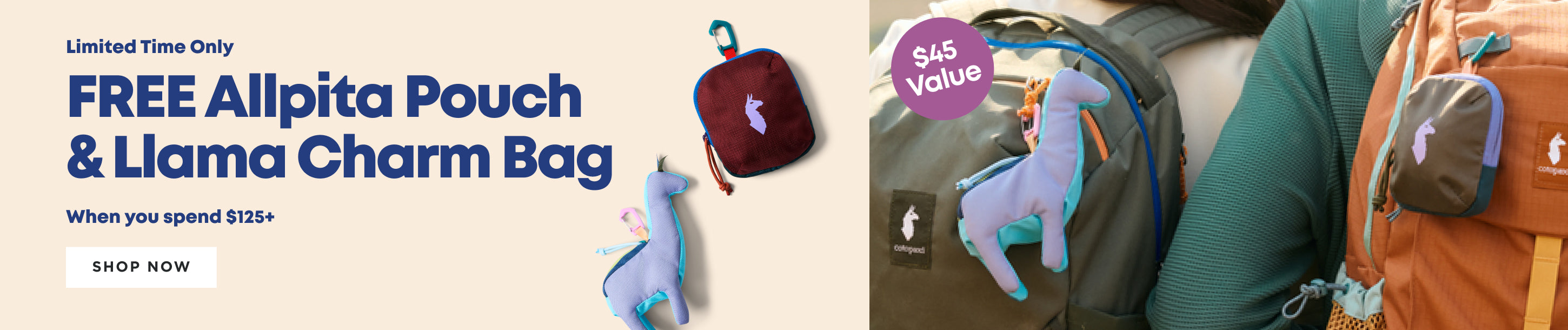 FREE Allpita & Llama Charm Bag