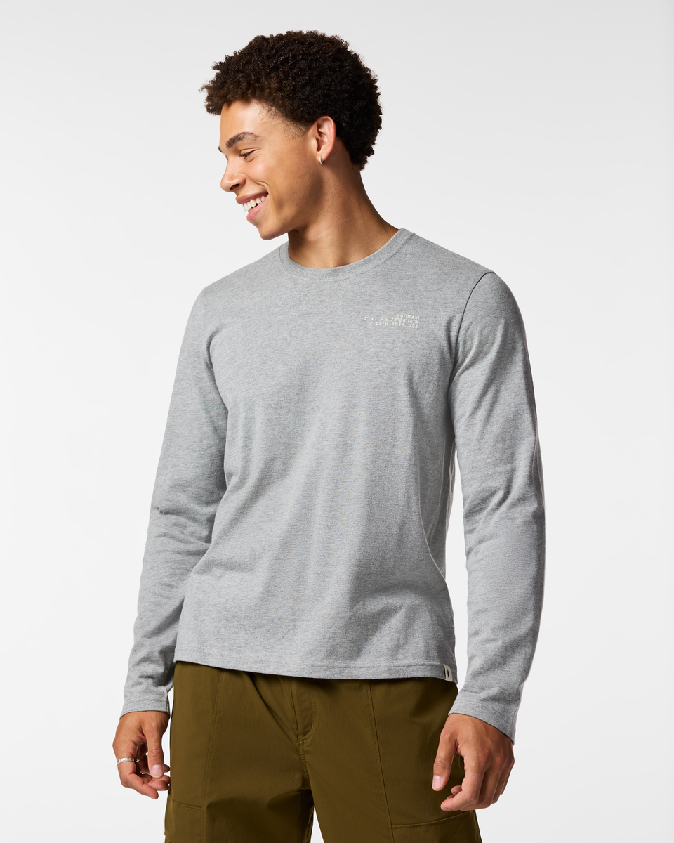 Coordinates Long-Sleeve T-Shirt - Men's – Cotopaxi