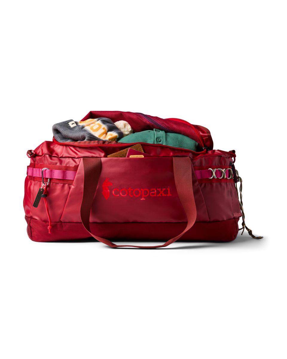 Cotopaxi Allpa Getaway 70L Duffel Bag in Crimson