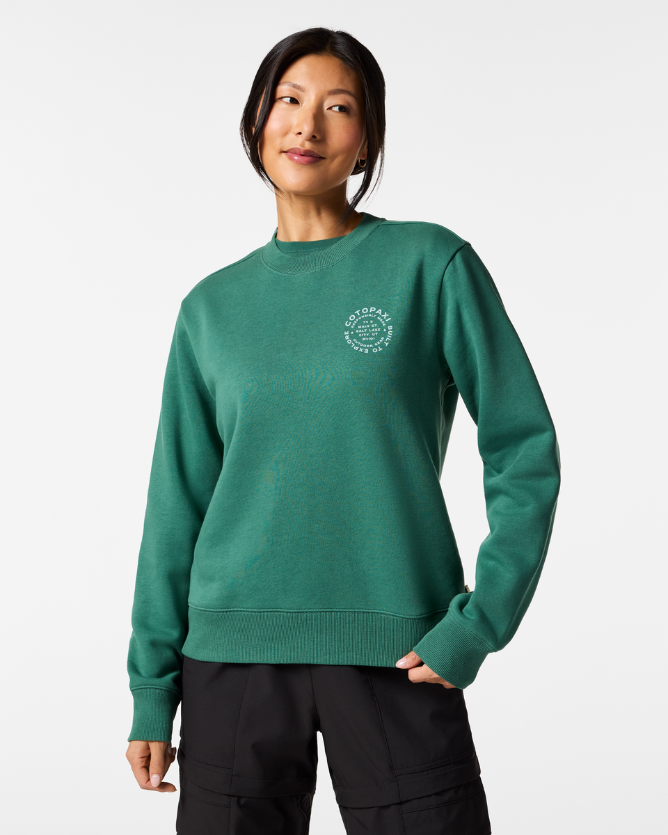 スノーボード SUPESHALGEST EASY CREWNECK Built to Explore Crew Sweatshirt - Women's – Cotopaxi
