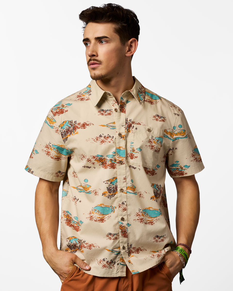 Estival Button Up Shirt - Print - Men's